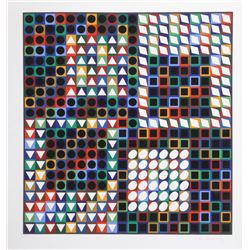 Victor Vasarely, Our MC, Serigraph
