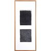 Image 1 : Chryssa, Perpenticularly Placed, Acrylic and Pastel Diptych Drawing