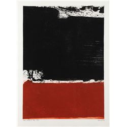 Anthony Harrison, Red and Black II, Aquatint Etching