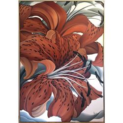 John Zak, Lillium Umbellatum (Candlestick Lily), Oil Painting