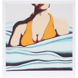 Jack Brusca, The Beach, Serigraph