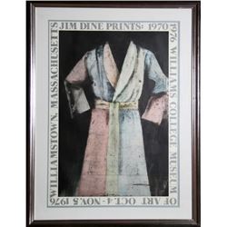 Jim Dine, Exhibition at Williams College Museum, Poster