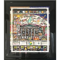 Charles Fazzino, Another Day Another Dollar, 3-D Serigraph