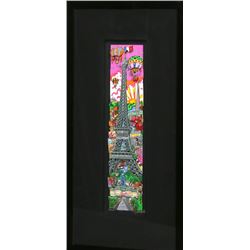 Charles Fazzino, Ca C'est Paris, 3-D Serigraph