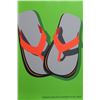 Image 1 : Brian Edelfson, Herman Miller Summer Picnic (2001) - Flip Flops, Poster