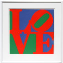 Robert Indiana, Philadelphia Love, Serigraph