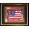 Image 1 : Peter Max, Eastern European Museum Tour Flag, Acrylic on Lithograph