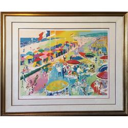 LeRoy Neiman, La Plage a Deauville, Serigraph