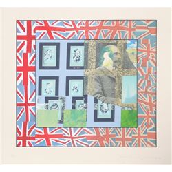 Tom Phillips, Elgar, Screenprint