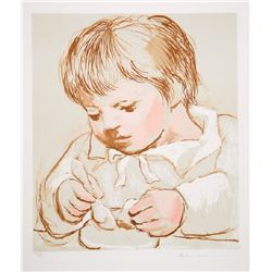 Pablo Picasso, Enfant Deieunant, Lithograph