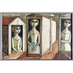 Lucio Ranucci, Three Women, Oil Painting