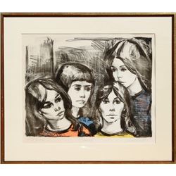 Jan De Ruth, Quartet, Lithograph