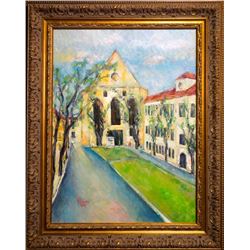 Dumitru Ivan, Early Gothic, Oil Painting