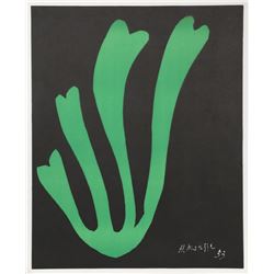 Henri Matisse, Fougere, Silkscreen Poster