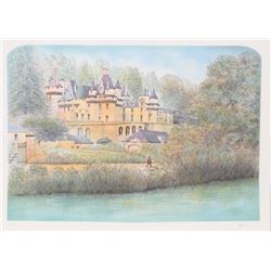 Rolf Rafflewski, Castle, Lithograph