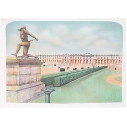 Rolf Rafflewski, Museum Garden, Lithograph