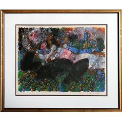 Theo Tobiasse, Ruth et Booz, Lithograph