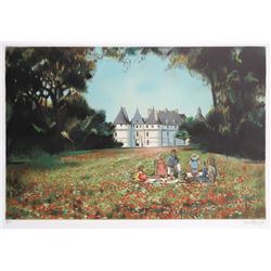 Robert Vernet Bonfort, The Picnic, Lithograph
