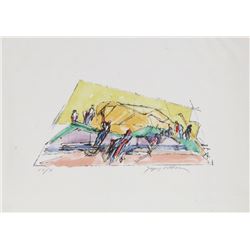 Jacques Villon, La Moisson from Poemes de Leur Temps, Lithograph