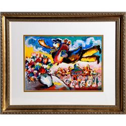 Zamy Steynovitz, Fly Over Jerusalem, Serigraph