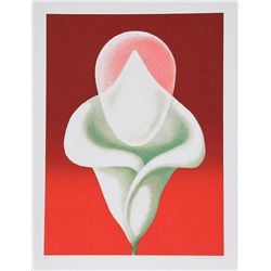 Clarence Holbrook Carter, Abstract Tulip, Serigraph