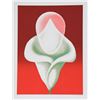 Image 1 : Clarence Holbrook Carter, Abstract Tulip, Serigraph