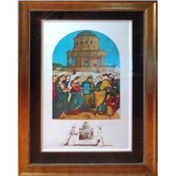 Salvador Dali, Raphael (Le Mariage de la Vierge), Lithograph