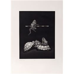 Kazuhisa Honda, Jumping Frog, Mezzotint
