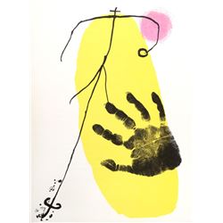 Joan Miro, Figura y Mano from Derriere le Miroir, Lithograph