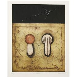 Tighe O'Donoghue, The Warrior, Aquatint Etching