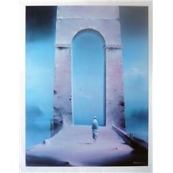Robert Watson, Figure and Archway, Lithograph