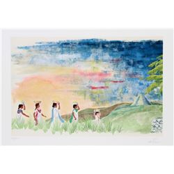 Vic Herman, Sunset in the Yucatan, Lithograph