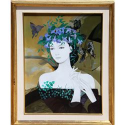 Froylan Ojela, Flores Silvestres, Acrylic Painting