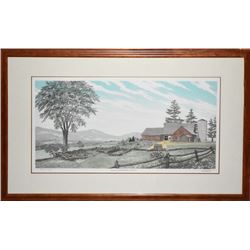Mel Hunter, Should We Rebuild Grandpa's Old Place, Lithograph