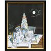 Image 1 : Saul Steinberg, Chrysler Building (Night), Lithograph