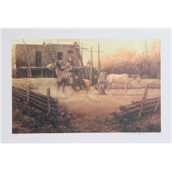 Dan Bodelson, Rowdy Morning, Lithograph