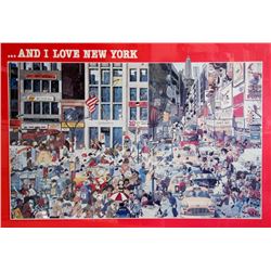 Michel Kichka, ....And I Love New York, Poster