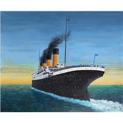 Roy Ahlgren, The Great Ship (Titanic), Acrylic Painting