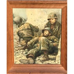 Harry Schaare, Escape from Taejon (Army), Oil Painting