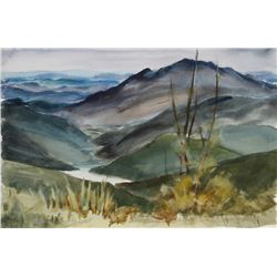 Eve Nethercott, Skyline Drive, Virginia, Watercolor Painting