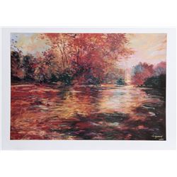 Michael Schofield, Silent Inlet, Offset Lithograph
