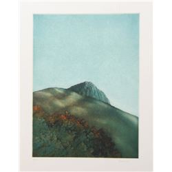 Kurt Schonen, Hillside II, Aquatint Etching