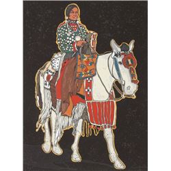 Kevin Red Star, Crow Woman, Serigraph