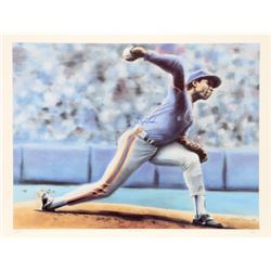 Jack Lane, The Delivery (New York Mets Dwight Gooden), Offset Lithograph