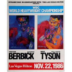 LeRoy Neiman, World Heavyweight Boxing Champions, Berbick Vs. Tyson, Poster