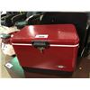 Image 1 : METAL COLEMAN  RED RETRO  STYLE COOLER