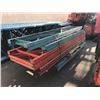 Image 2 : PALLET OF ORANGE & BLUE INDUSTRIAL PALLET RACKING UPRIGHTS & PALLET OF ASSORTED BLUE CROSSBARS