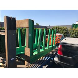 6 TIER GREEN HEAVY DUTY INDUSTRIAL PRODUCT RACK