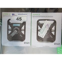 TWO FRX3 MULTI-POWERED DIGITAL RADIO