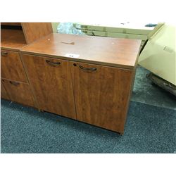 CHERRY 36'' DOUBLE DOOR STORAGE CABINET